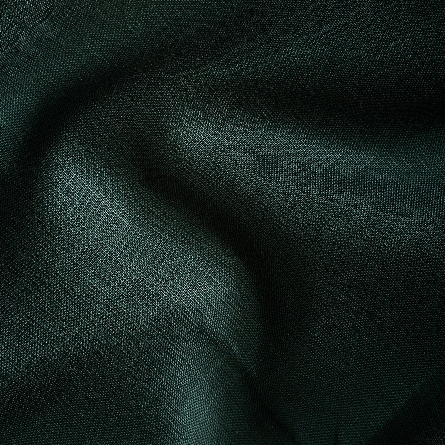 Bottle Green Color 80s Lino Lyocell Shirt For Men - Punekar Cotton
