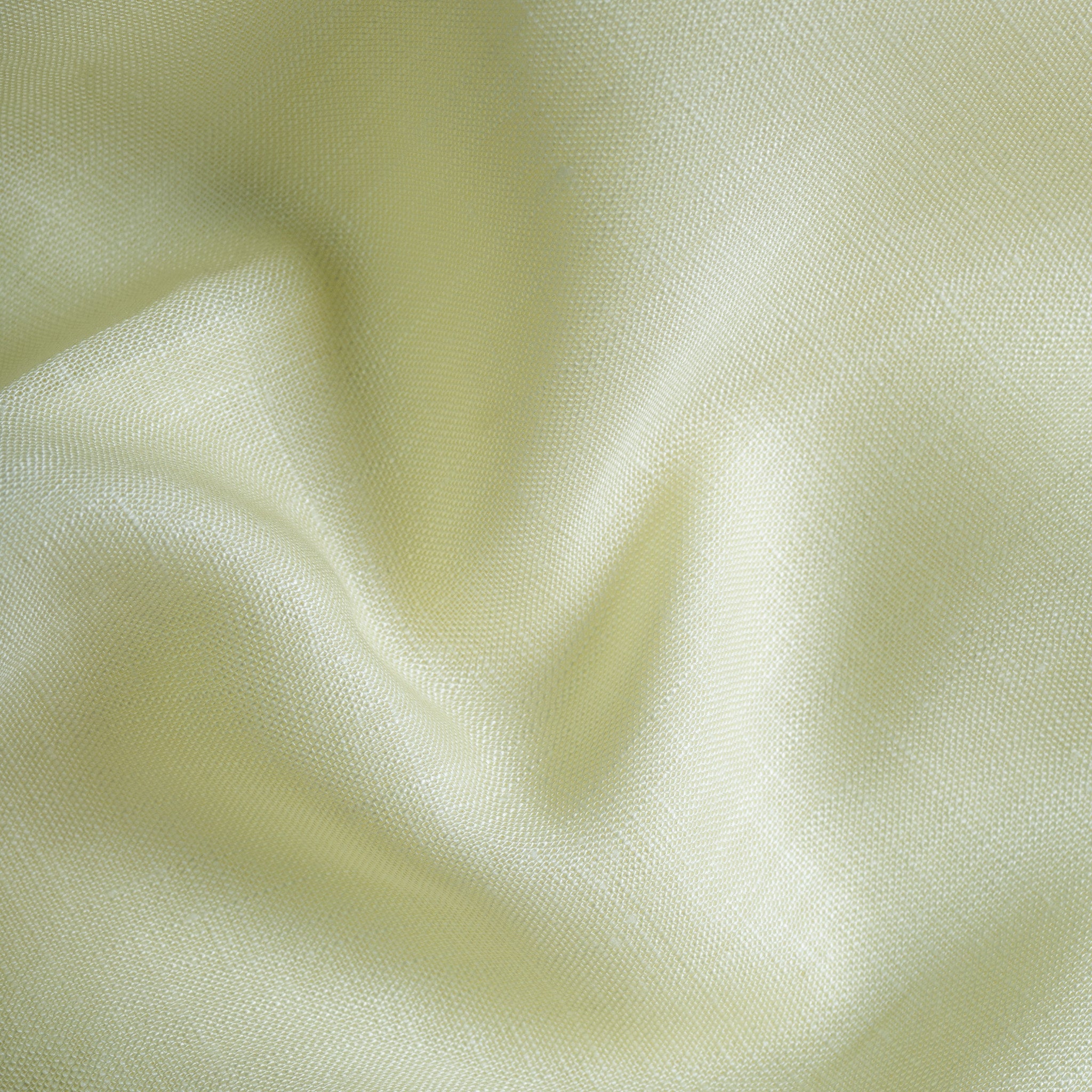 Butter Yellow Color 80s Lino Lyocell Shirt For Men - Punekar Cotton
