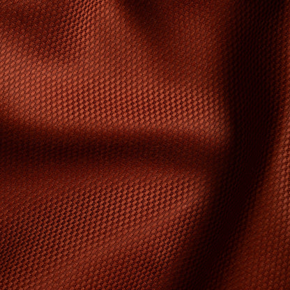 Rustic Red Softweave Cotton Tencel Textured Shirt For Men