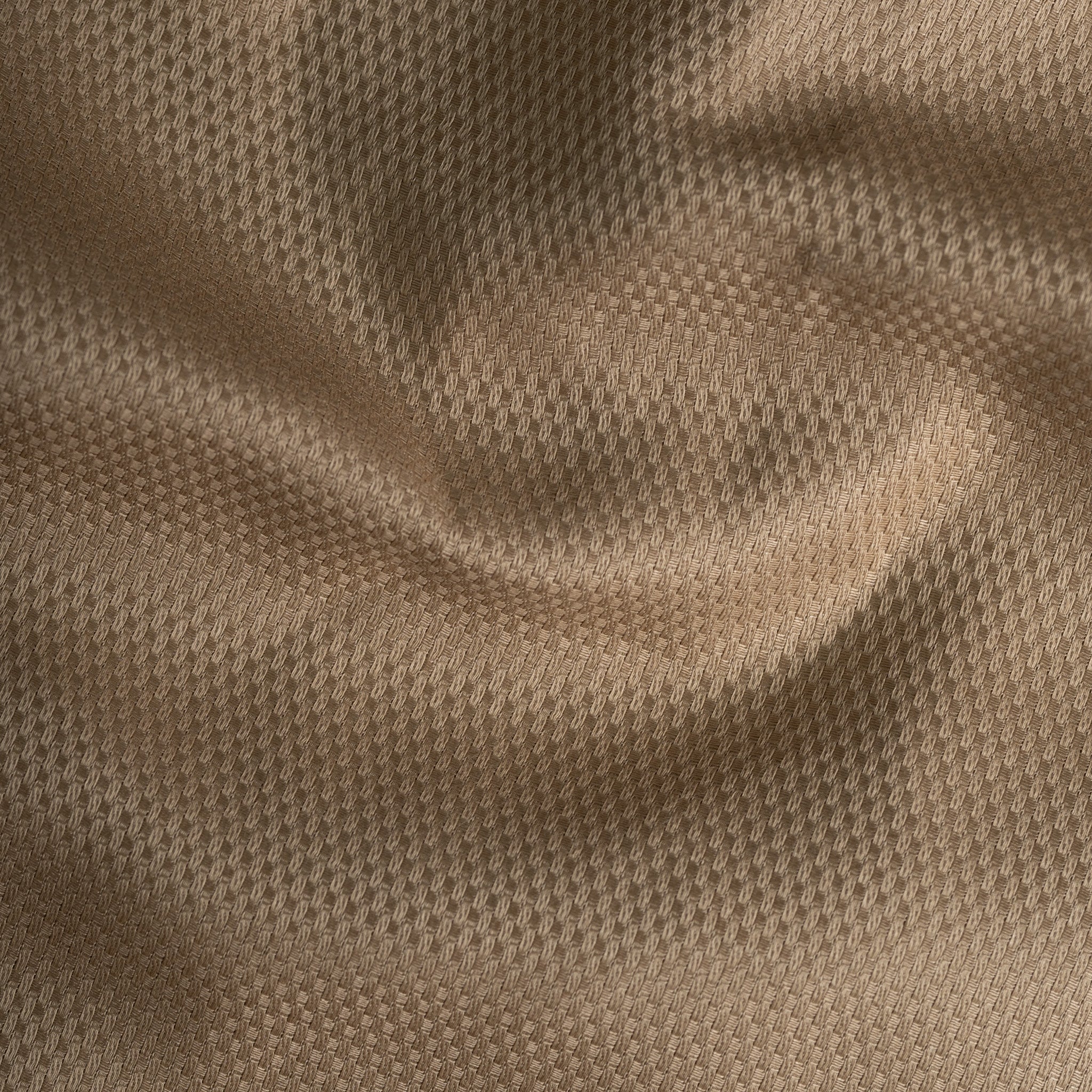 Desert Sand Softweave Cotton Tencel Textured Shirt For Men