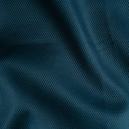 Peacock Blue Softweave Cotton Tencel Textured Shirt For Men