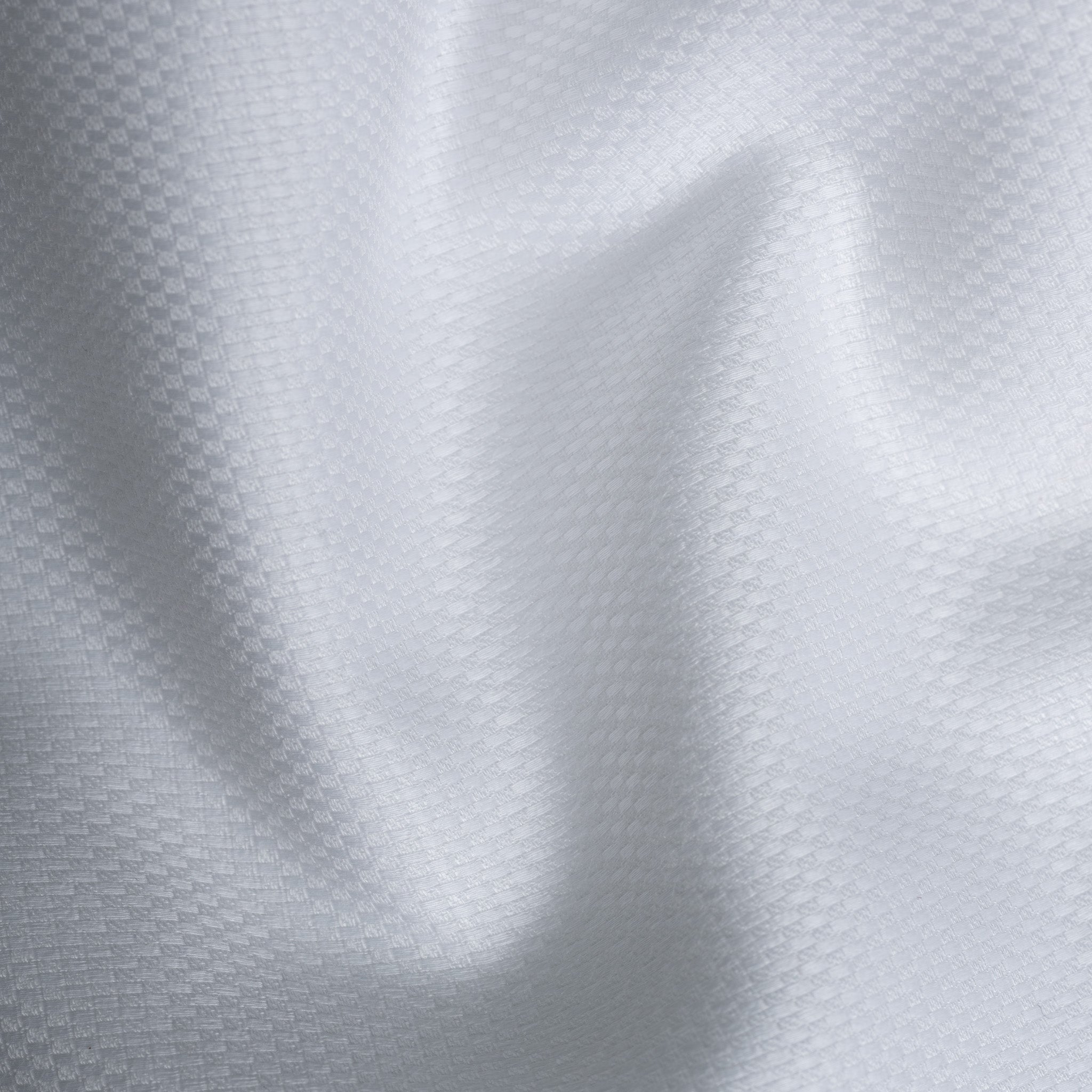 White Softweave Cotton Tencel Textured Shirt For Men