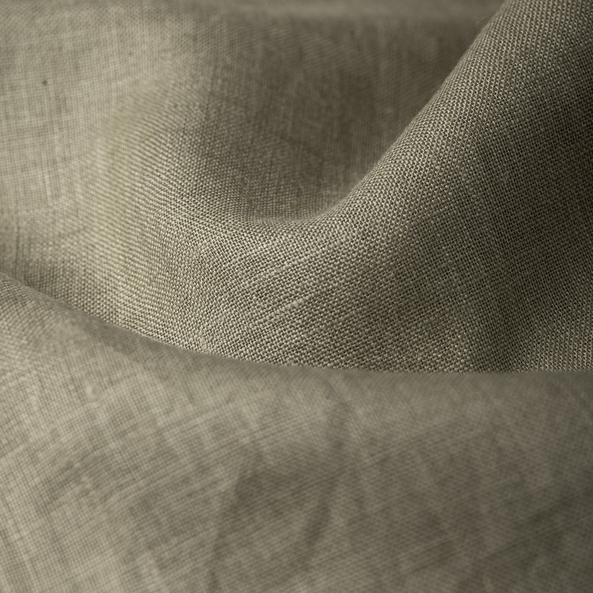 Sage Khaki Color 60Lea Pure Linen Shirt For Men