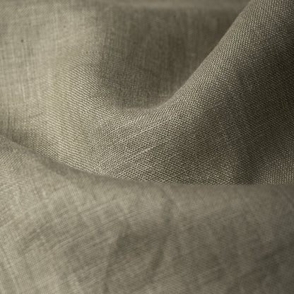 Sage Khaki Color 60Lea Pure Linen Shirt For Men