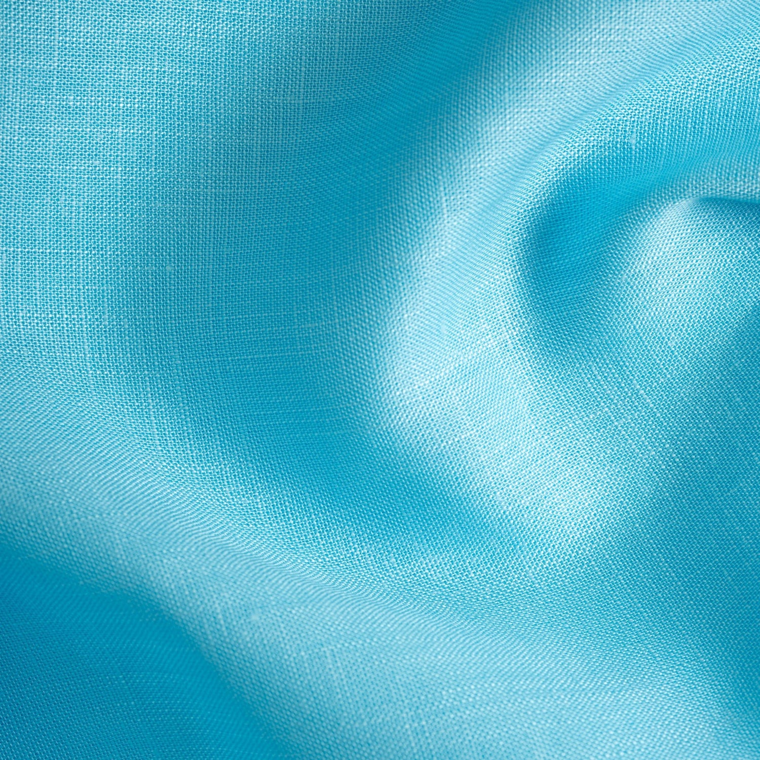 Sky Blue Color 80s Lino Lyocell Shirt For Men - Punekar Cotton