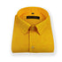 Yellow Color Dual Tone Matty Cotton Shirt For Men&